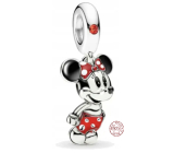 Charm Sterling Silber 925 Disney Minnie Mouse, Film-Armband-Anhänger