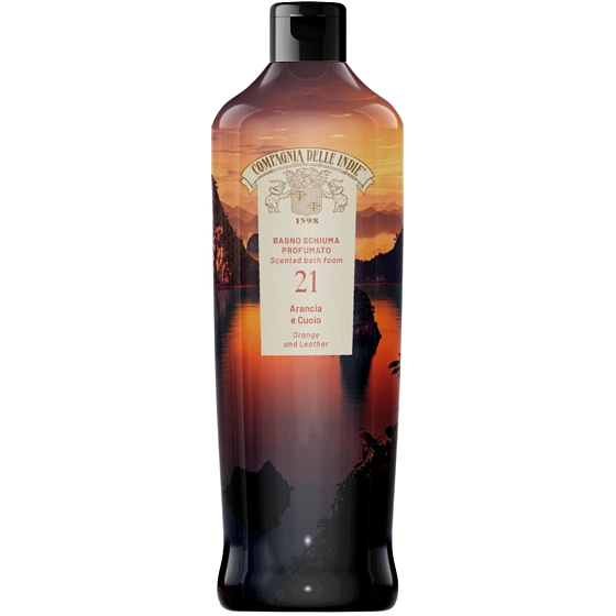 Compagnia Delle Indie 21 Orange und Leder parfümierter Badeschaum 500 ml