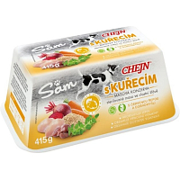 Sam Schüssel für Hunde mit Hähnchenfleisch, 97% Fleischanteil, 415 g