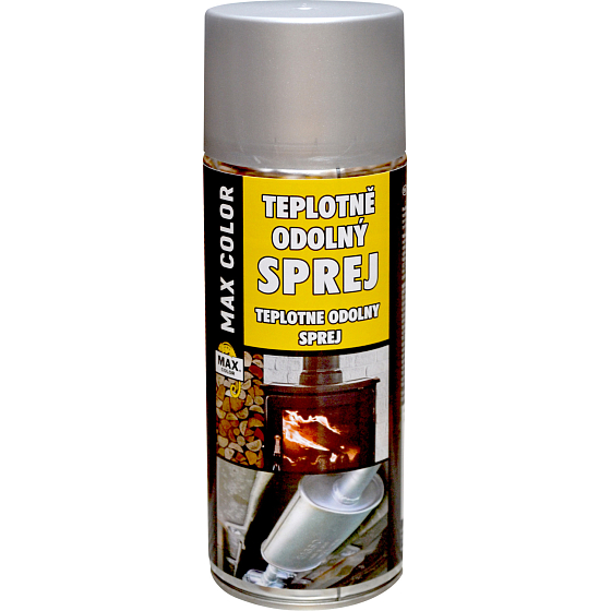 Max Color hitzebeständige Farbe 300 °C, silber, 400 ml
