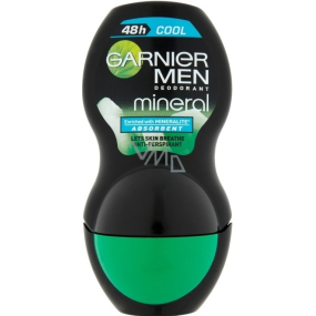 Garnier Men Mineral Cooles Roll-On-Ball-Deodorant für Männer 50 ml