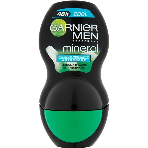 Garnier Men Mineral Cooles Roll-On-Ball-Deodorant für Männer 50 ml