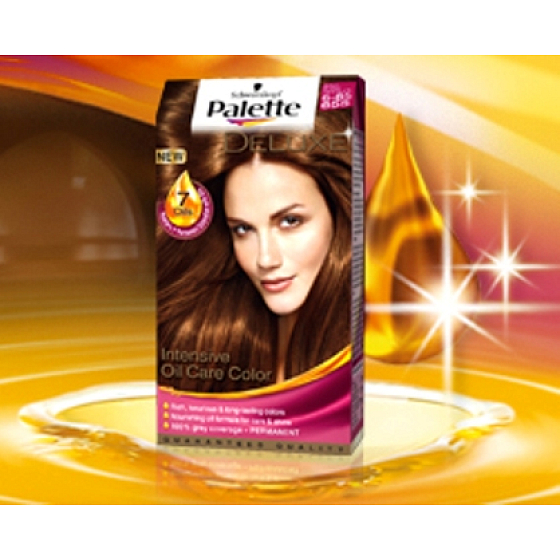 Schwarzkopf Palette Deluxe Nourishing 7 Oils Haarfarbe 655 Bright Golden Chocolate