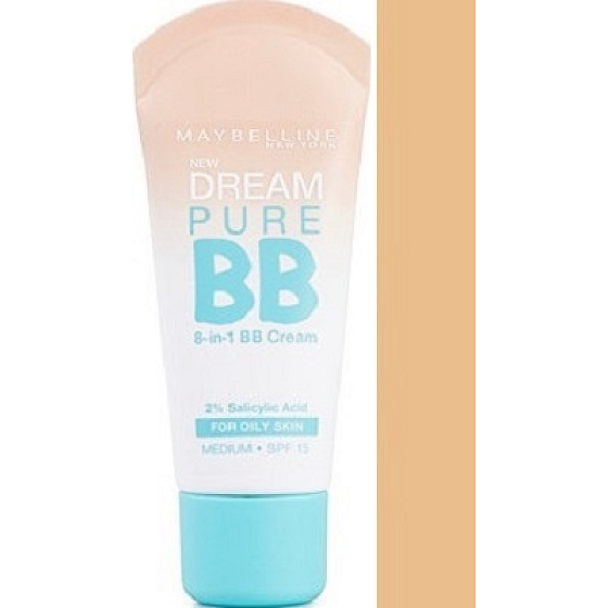 Maybelline Dream Pure 8in1 LSF15 BB Creme Medium 30 ml