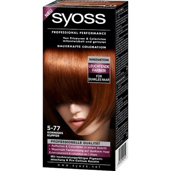 Syoss Professional Haarfarbe 5 - 77 schillerndes Kupfer