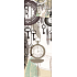 Nekupto Geschenk Papierflaschentasche 33 x 11 x 9 cm Uhr 1033 02 ALH