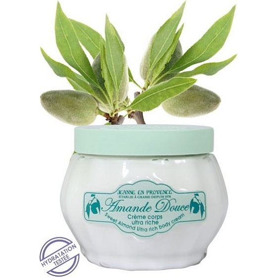 Jeanne en Provence Amande Douce Körpercreme mit süßen Mandeln 200 ml
