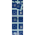 Nekupto Geschenk Papiertüte für Flasche 33 x 10 x 9 cm Blaue Geschenke GLH