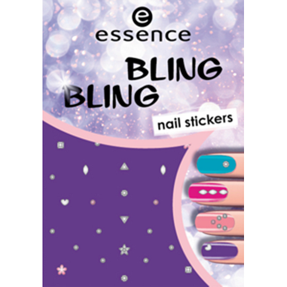 Essence Nail Art Bling Bling Nagelaufkleber 01 1 Blatt