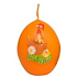 Tiere Osterkerze Orangenei 54 g