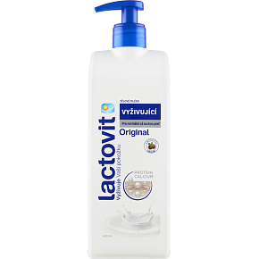 Lactovit Original nährende Körperlotion mit Spender, 400 ml