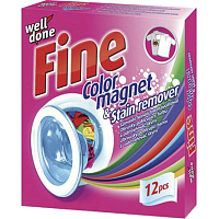 Well Done Fine Color Magnet Tüchertücher gegen Flecken und Verfärbungen, 12 Stk