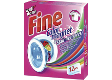 Well Done Fine Color Magnet Tüchertücher gegen Flecken und Verfärbungen, 12 Stk