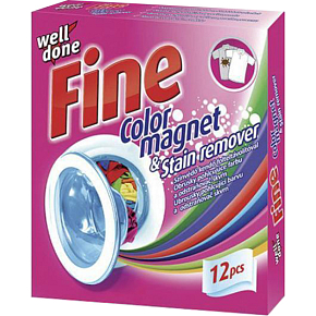 Well Done Fine Color Magnet Tüchertücher gegen Flecken und Verfärbungen, 12 Stk