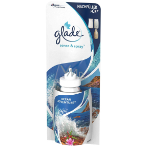 Glade Sense & Spray Ocean Adventure Lufterfrischer mit dem Duft des Ocean Refill Sprays 18 ml