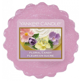 Yankee Candle Floral Candy - Kuchen mit Blumen duftendem Wachs für Aromalampen 22 g