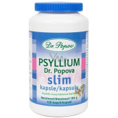 DR. Popov Psyllium Slim Ballaststoffkapseln für eine effektive und einfache Nahrungsergänzung zur Gewichtsreduktion von 120 Stück