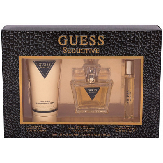 Ratet mal verführerische Eau de Toilette für Frauen 75 ml + Körperlotion 200 ml + Eau de Toilette 15 ml, Geschenkset