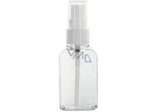 Transparente Plastikflasche mit 50 ml Spender