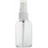 Transparente Plastikflasche mit 50 ml Spender