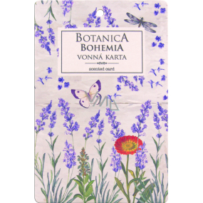 Böhmen Geschenke Botanica Aromatische Duftkarte Lavendel 10,5 x 16 cm