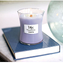 WoodWick Lavender Spa - Duftkerze Lavendelbad mit Holzdocht und Deckel Glas mittel 275 g