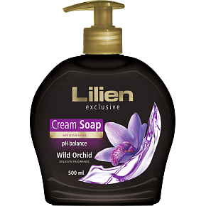 Lilien Exclusive Wild Orchid cremiger Flüssigseifenspender 500 ml