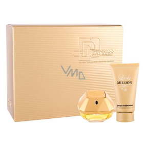 Paco Rabanne Lady Million Eau de Parfum für Frauen 50 ml + Bodylotion 75 ml, Geschenkset für Frauen
