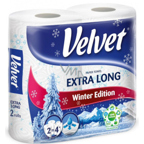 Velvet Winter Edition Winter bedruckte Papierküchentücher 2lagig 2 Stück