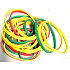 Bunte Gummibänder breiter 20 g 619