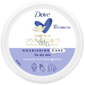 Dove Nourishing Care nährende Creme für Körper, Hände und Gesicht 250 ml