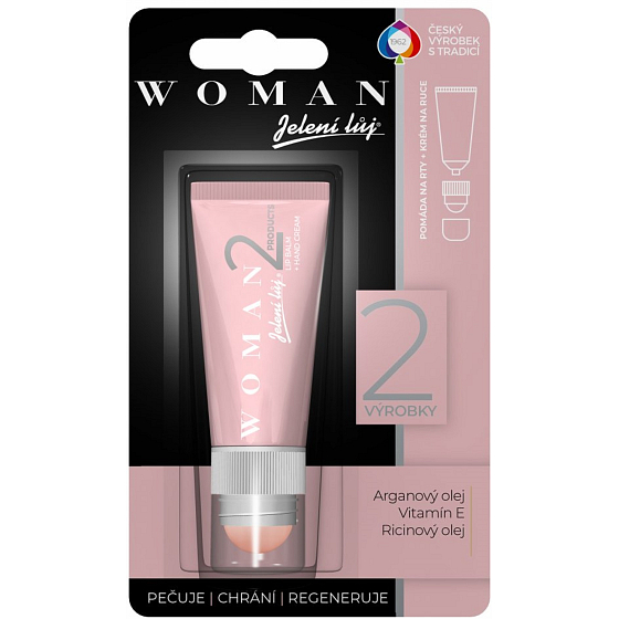Regina Woman 2in1 Hirschtalg für Lippen und Hände Tube 20 ml
