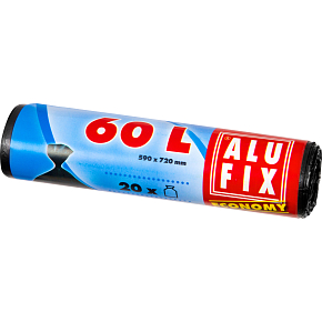 Alufix Müllsäcke, 13 µ, 59 × 72 cm, 60 l, 20 Stk