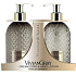 Vivian Gray Ylang und Vanille Luxus-Flüssigseife mit Spender 300 ml + Luxus-Handlotion mit Spender 300 ml, Kosmetikset