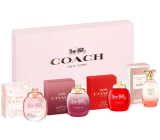 Coach Floral Eau de Parfum 4,5 ml + Wild Rose Eau de Parfum 4,5 ml + Love Eau de Parfum 4,5 ml + Dreams Sunset Eau de Parfum 4,5 ml, Geschenkset mit Miniaturen für Frauen