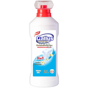 Gallus White 4v1 prací gel na bílé prádlo 57 dávek 2 l Gallus White 4v1 prací gel na bílé prádlo 57 dávek 2 l