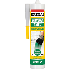 Soudal Acryl-Dichtmasse, überstreichbar, weiß, 300 ml