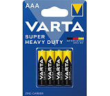 Varta Superlife, Batterien AAA, Zink-Kohle, 4 Stück