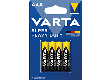 Varta Superlife, Batterien AAA, Zink-Kohle, 4 Stück