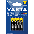 Varta Superlife, Batterien AAA, Zink-Kohle, 4 Stück