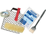 Spokar Plyš žlutozelený váleček na malování, 240 mm + držák, folie, páska