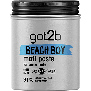 got2b Beach Boy matting paste für Haare, mittlere Fixierung, 100 ml
