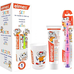 Elmex Kinderpaket Zahnpasta + Zahnbürste + Becher Elmex Kinderpaket Zahnpasta + Zahnbürste + Becher