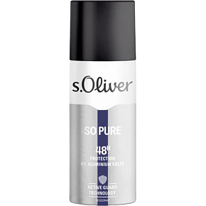 s.Oliver so Pure hydratierende Deodorant für Männer 150 ml s.Oliver so Pure hydratierende Deodorant für Männer 150 ml