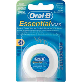 Oral-B Essential Floss gewachste Zahnseide 50 m 1 Stück
