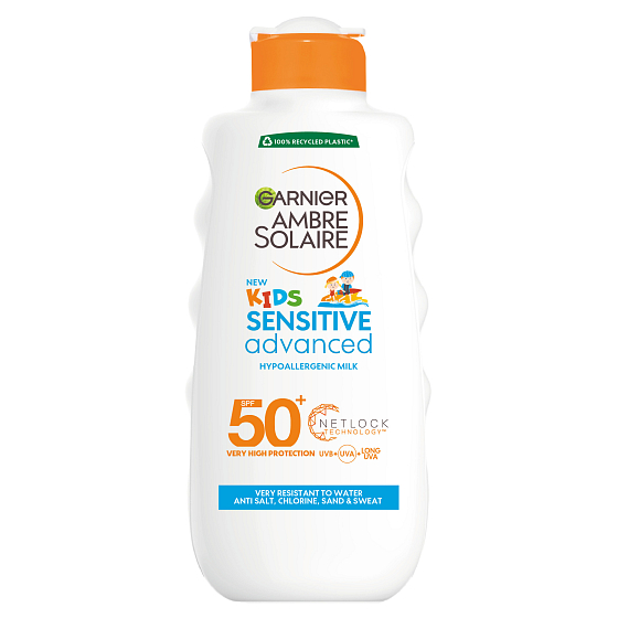 Garnier Ambre Solaire Kids Sensitive Advanced OF50+ Sonnenschutzlotion für Kinder 200 ml