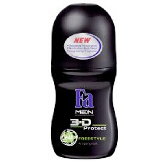 Fa Men 3D Freestyle Roll-On Ball Deodorant für Männer 50 ml
