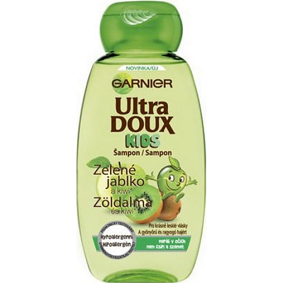 Garnier Naturals Kids Grüner Apfel- und Kiwi-Haarshampoo für Kinder 250 ml