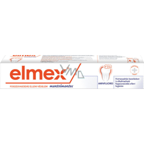 Elmex Menthol-frei Menthol-frei kompatibel mit homöopathischer Zahnpasta 75 ml