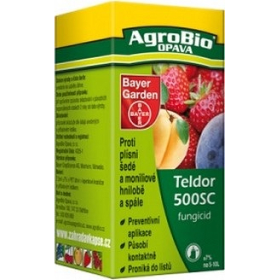 Pflanzenschutzmittel Bayer Garden Teldor 500 SC in Form eines Suspensionskonzentrats von 100 ml